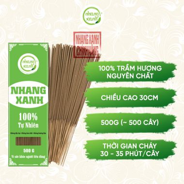 Nhang Xanh Phổ Thông 30cm - 500g