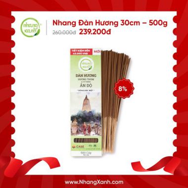 Nhang Đàn Hương 30cm – 500g