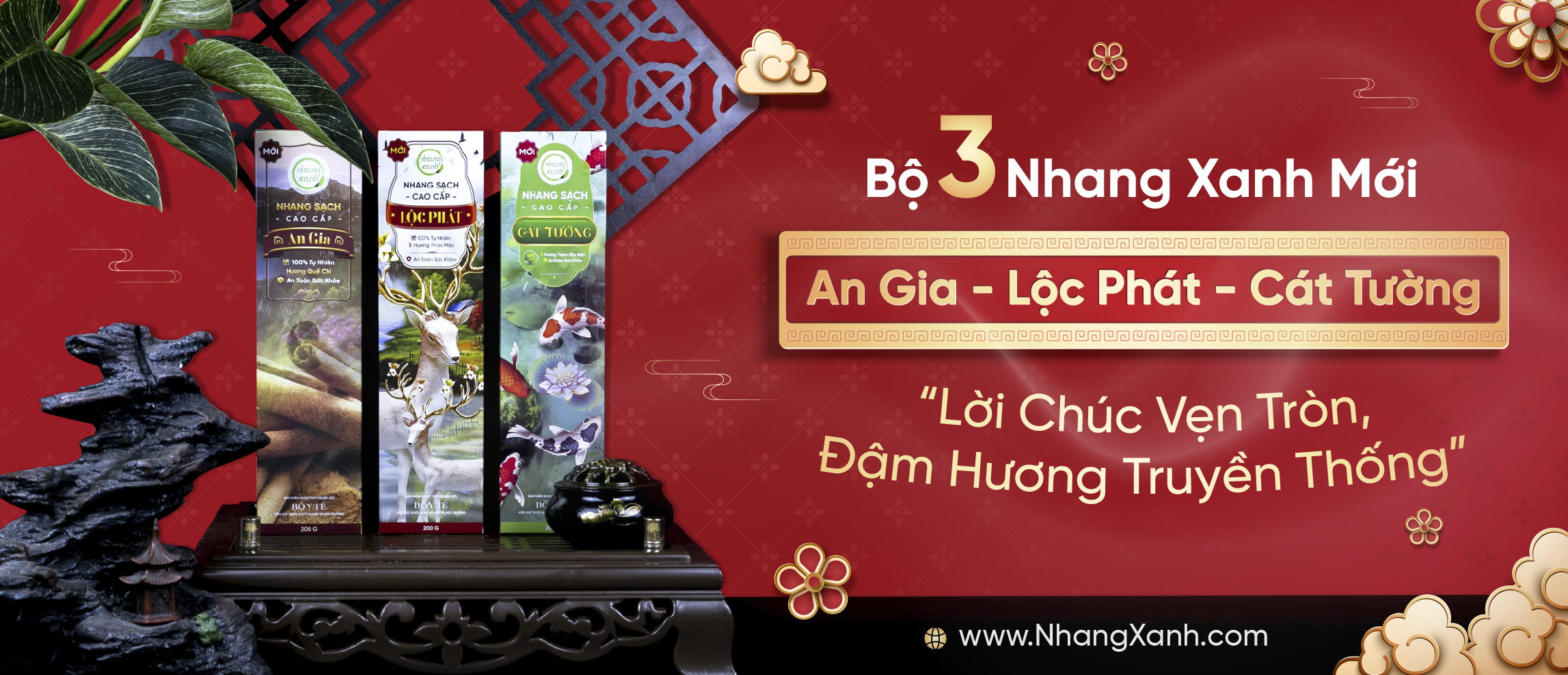 Nhang Xanh An Gia, Lộc Phát, Cát Tường: Hương cho người yêu bản sắc Việt