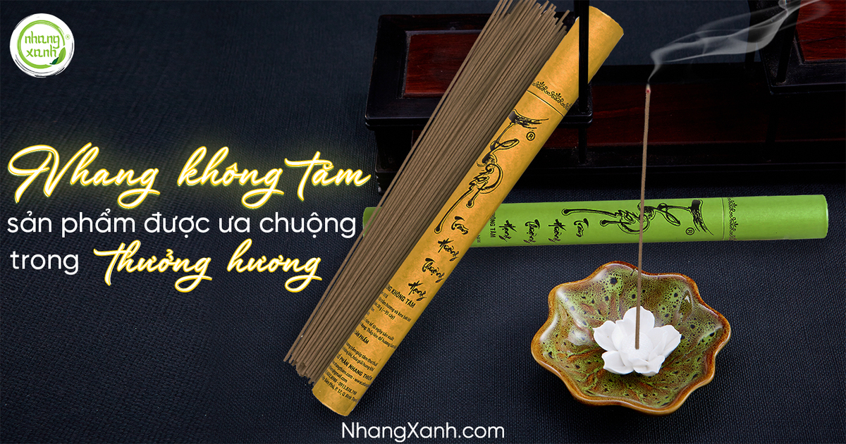 Nhang không tăm, sản phẩm được ưa chuộng trong thưởng hương