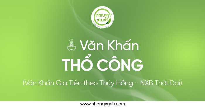 Tổng hợp các mẫu văn khấn thổ công cho các dịp quan trọng